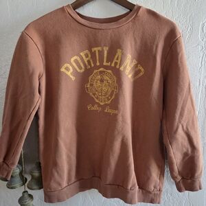 Art +Class Kids  10/12 Portland College League Brown Sweater